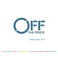 Spring Lineup 2019