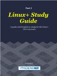 Linux+ Study Guide