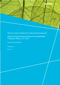Report to Inform Screenings for Appropriate Assessment