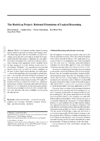 The Ratiolog Project: Rational Extensions of Logical Reasoning