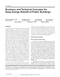 Business and Technical Concepts for Deep Energy Retrofit of Public Buildings