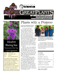 Plants with a Purpose