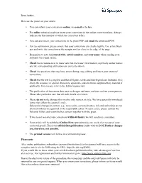 Dear Author, Here Are the Proofs of Your Article. • You Can Submit Your Corrections Online, Via E-Mail Or by Fax. • for On