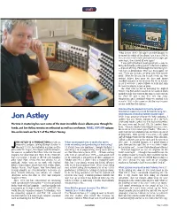 Jon Astley When I Was Asked to Remaster the Who Catalogue, I Couldn’T ﬁnd Any Tommy Masters at All in the MCA (Universal) Vaults