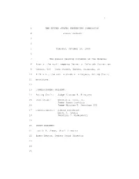 Regional Public Hearing Transcript