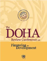 The Doha Review Conference on Financing for Development