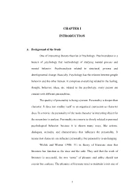 Chapter I Introduction