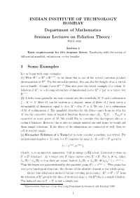 Lecture Notes on Foliation Theory