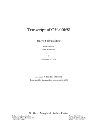 OH-00098 Transcript