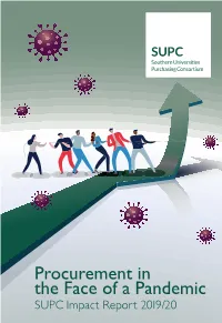 Procurement in the Face of a Pandemic