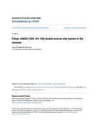 Pulsar J0453+1559, the 10Th Double Neutron Star System in the Universe