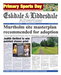 Murtholm Site Masterplan Recommended for Adoption