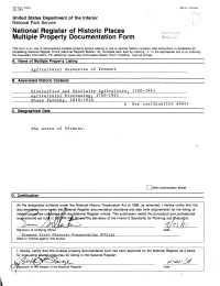 National Register of Historic Places Multiple Property Documentation Form