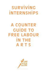 A Counter Guide to Free Labour in the Arts 2