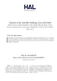 Analysis of the Automl Challenge Series 2015-2018