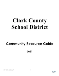 Community Resource Guide
