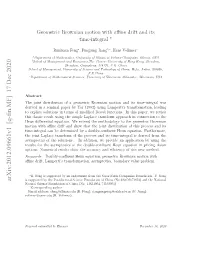 Geometric Brownian Motion with Affine Drift and Its Time-Integral