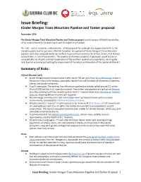 Issue Briefing: Kinder Morgan Trans Mountain Pipeline and Tanker Proposal
