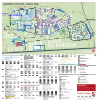 Lancaster University Campus Map CAMPUS