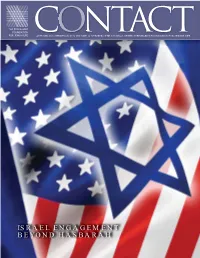 Israel Engagement Beyond Hasbarah from the Editor