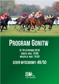 Pdf Program Gonitw Nr 49/50