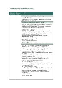 Summary of Historical Mapping for Section 2