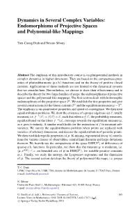 Dynamics in Several Complex Variables: Endomorphisms of Projective Spaces and Polynomial-Like Mappings