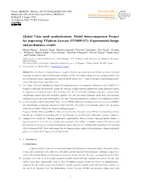 Global 7-Km Mesh Nonhydrostatic Model Intercomparison