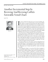 Another Incremental Step in Reviving and Revising Coffin's Favorable