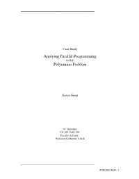 Applying Parallel Programming Polyomino Problem