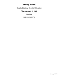 Regular Board Meeting Minutes - June 18 2020.Pdf (P