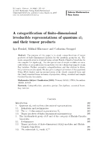 A Categorification of Finite-Dimensional Irreducible