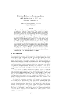 Batching Techniques for Accumulators with Applications to Iops and Stateless Blockchains