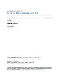 Dracula Thesis