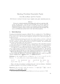 Marking Piecewise Observable Purity