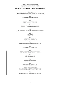 Memorandum of Understanding