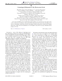 Cosmological Relaxation of the Electroweak Scale