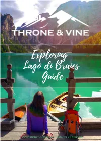 Exploring Lago Di Braies Guide