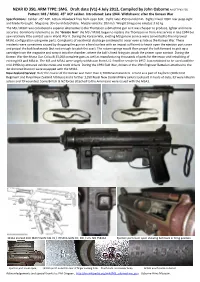 NZAR ID 350, ARM TYPE: SMG. Draft Date (V1) 4 July 2012, Compiled by John Osborne AA DTT Phd FSG, Pattern: M3 / M3A1 .45” ACP Caliber