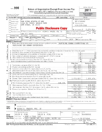 990 Informational Returns, Year Ending June 30, 2012