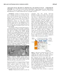 Aromatum Chaos: Heating Up, Melting Ice, and Letting It Flow – a Preliminary Analysis