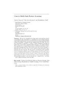 Convex Multi-Task Feature Learning
