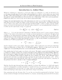 Introduction to Added Mass