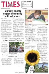 Murosity Murals Engage Community with Art Project by KELLY MCLENDON Community and Were Pre-Selected