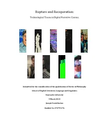 Rupture and Recuperation