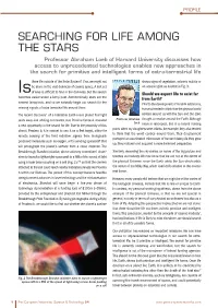 Searching for Life Among the Stars
