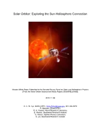 Solar Orbiter: Exploring the Sun-Heliosphere Connection