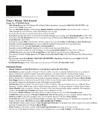 Matt Kenseth Notebook Items
