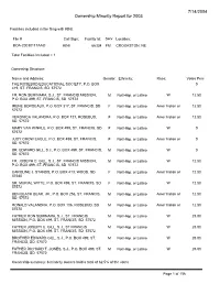 Ownership Minority Report for 2003 7/14/2004