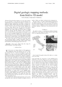 Digital Geologic Mapping Methods
